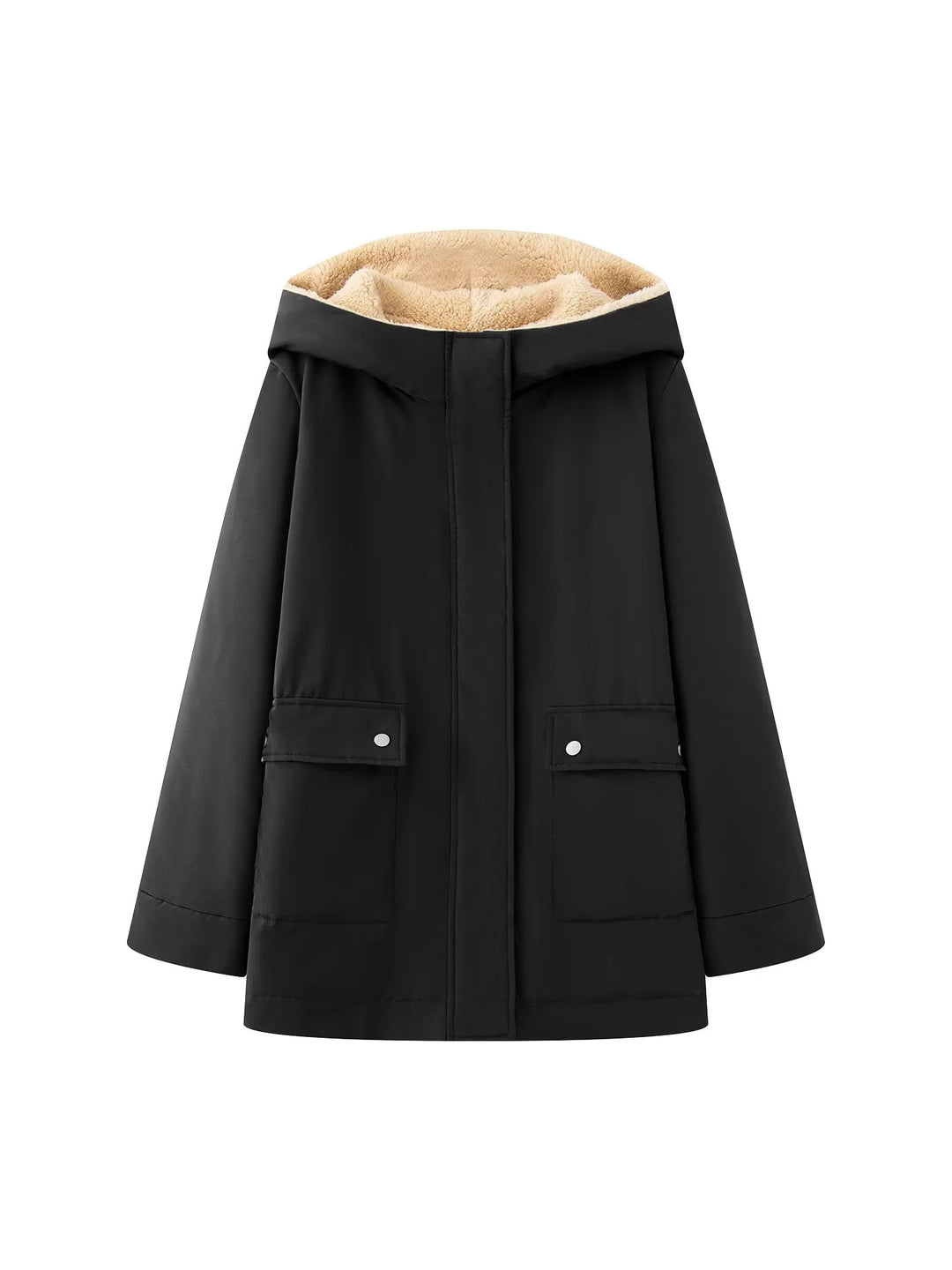 Damen Übergangsjacke mit kuscheligem Innenfutter und praktischen Taschen Drune