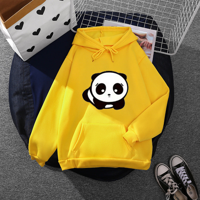 Damen Kapuzenpullover mit niedlichem Panda-Design Drune