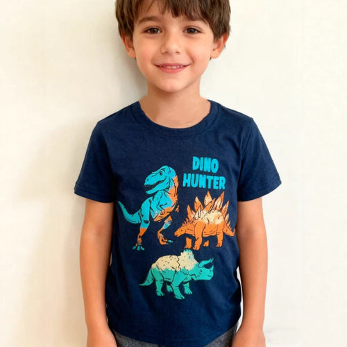 Jungen T-Shirt mit kreativem Dinosaurier-Design Drune