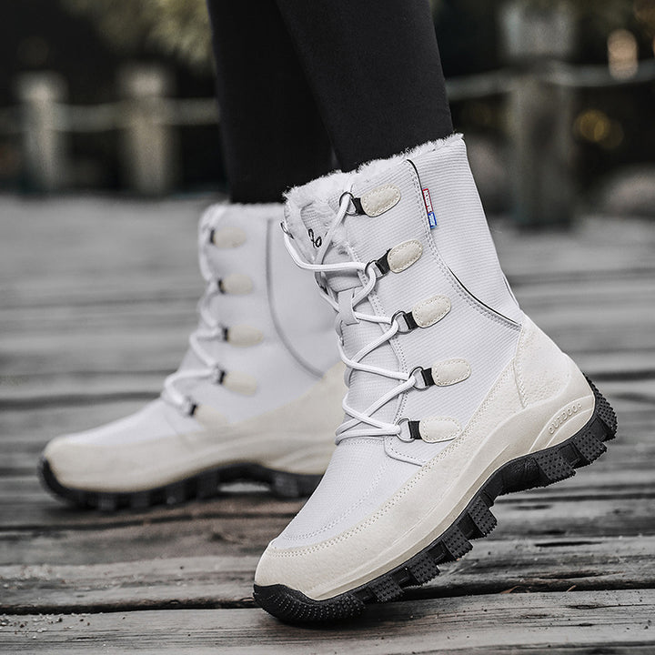 Damen Winterboots mit isolierender Fütterung und rutschfester Sohle Drune