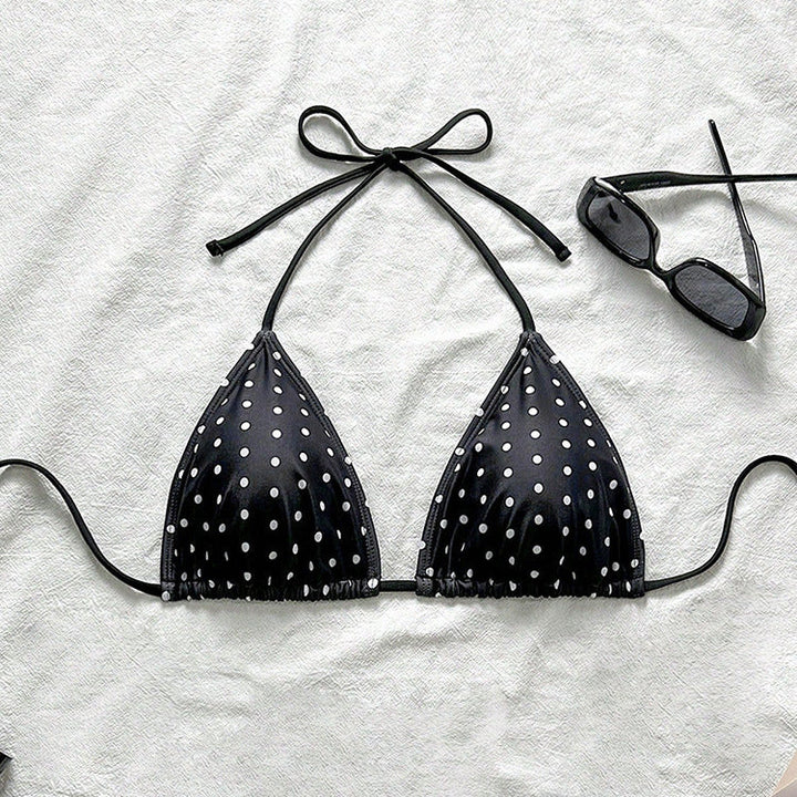 Damen Triangel-Bikinioberteil mit lässigen Bindebändern Drune