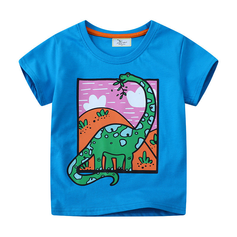 Jungen T-Shirt mit kreativem Dinosaurier-Motiv Drune