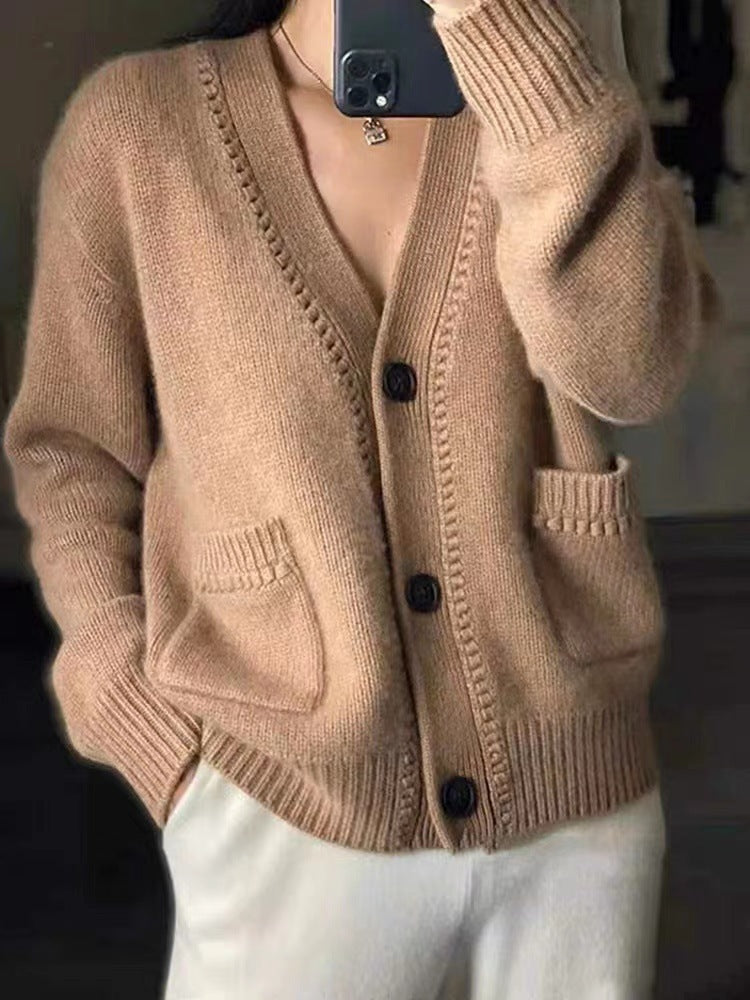 Damen Strickjacke im lässigen Oversized-Stil Drune
