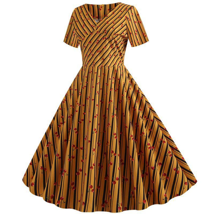 Damen Wickelkleid mit floralem Muster und asymmetrischem Saum Drune
