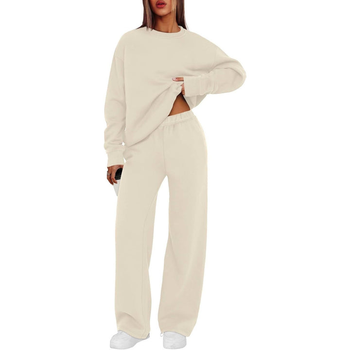 Damen nan lässiges Sweatshirt und weite Jogginghose Set Drune