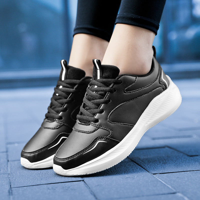 Unisex nan minimalistischer Kunstleder-Sneaker mit ergonomischer EVA-Zwischensohle und Zuglasche Drune