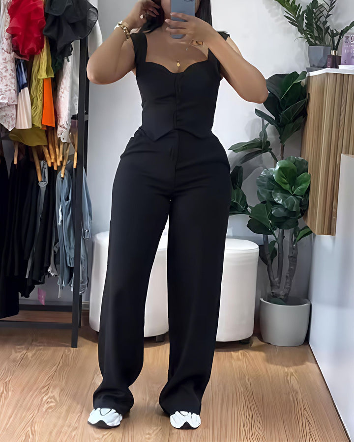 Damen Elegantes und figurbetontes Jumpsuit Drune