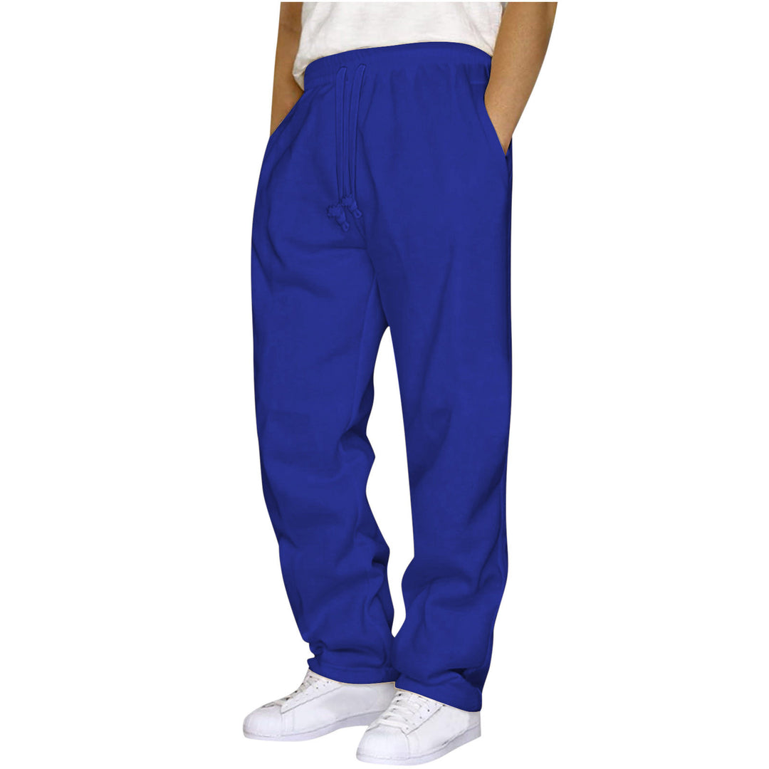 Damen nan ungekürzte Relax-Freizeithose mit hohem Komfortbund, innenliegendem Kordelzug und seitlichen Eingrifftaschen Drune