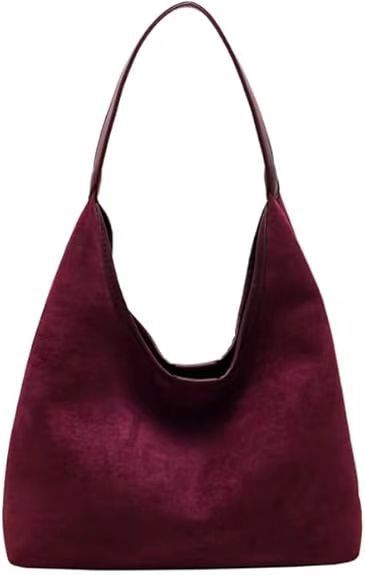 Damen Wildleder Schultertasche Drune