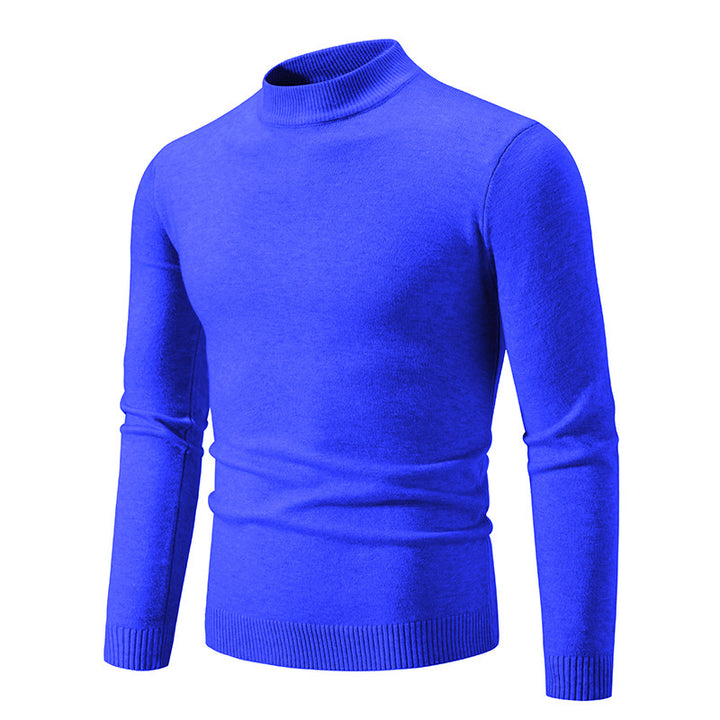 Herren Rollkragenpullover aus weichem Strickmaterial Drune