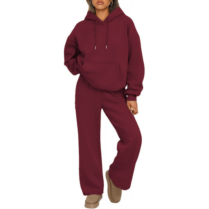 Damen Sweatanzug mit lässigem Schnitt und praktischen Taschen Drune
