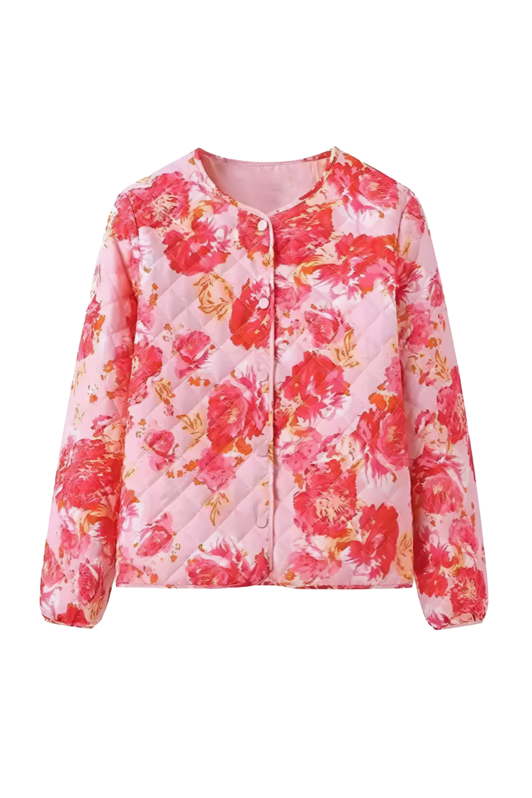 Drune | Florale Jacquard Mikro Jacke