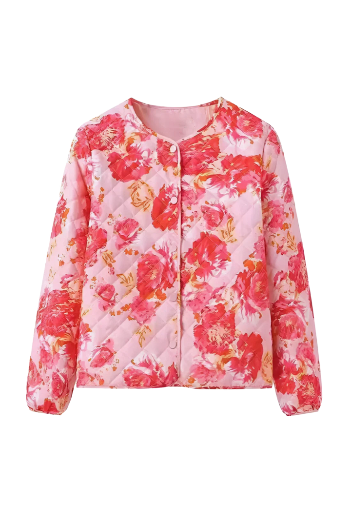 Drune | Florale Jacquard Mikro Jacke