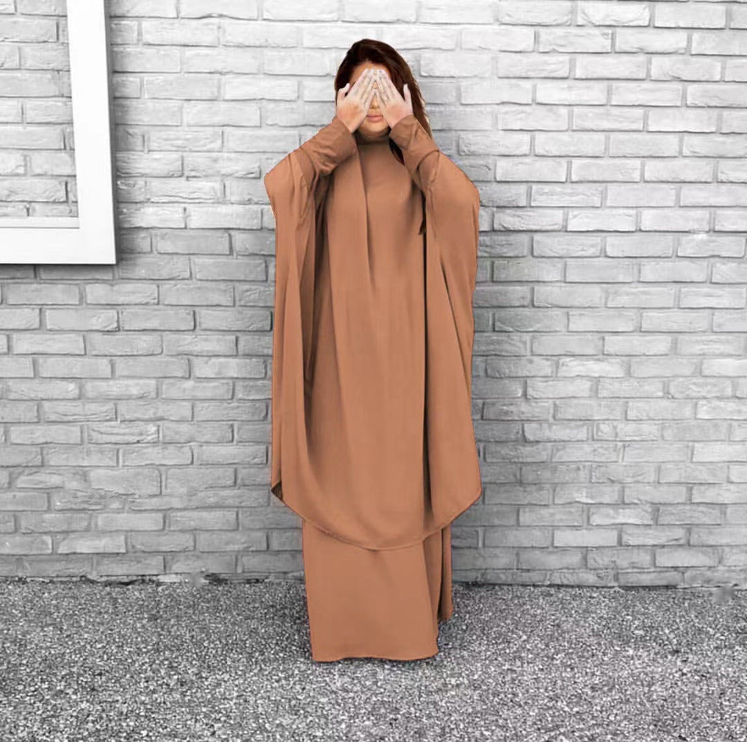 Damen Langarm Kaftan mit elegantem Schnitt und Weitem Design Drune