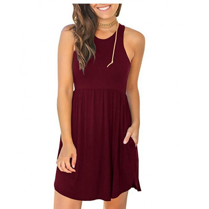 Damen Freizeitkleid mit lässigem Schnitt und praktischen Taschen Drune