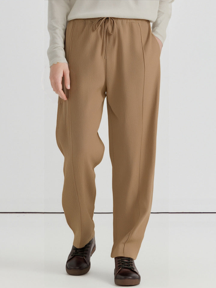 Damen Sportliche Vorgeformte Jogginghose Drune