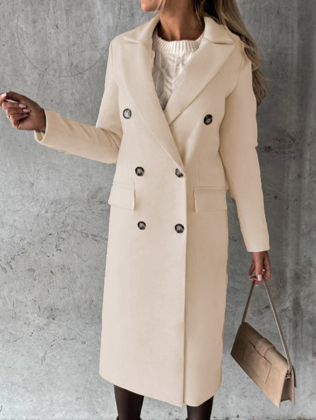 Damen Eleganter und modischer doppelter Blazer Drune