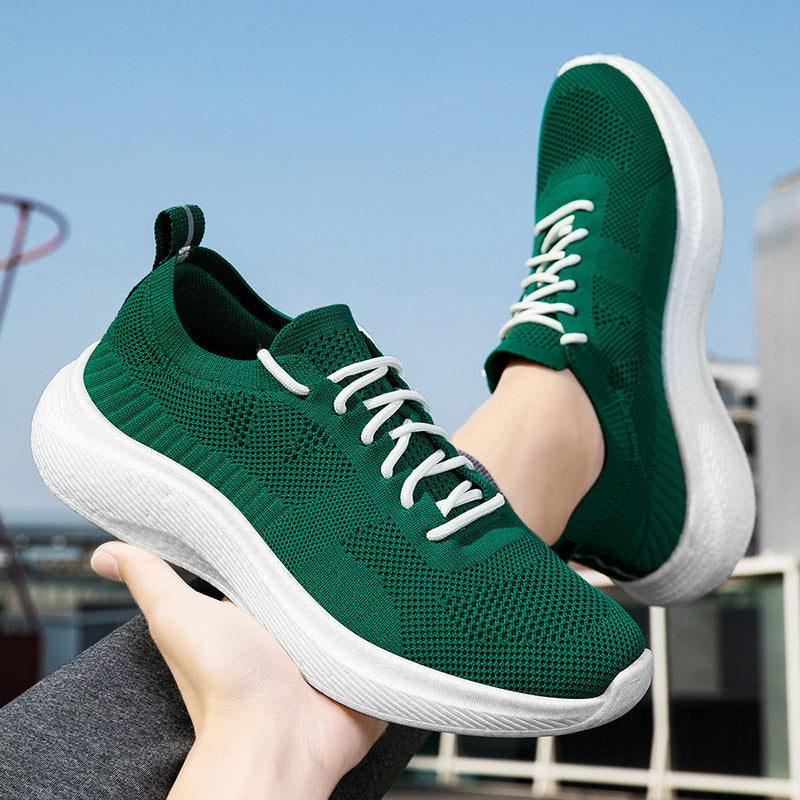 Unisex nan leichter Strick-Sneaker mit anatomischer Zehenbox, gepolsterter Fersenführung und stoßabsorbierender Leichtsohle Drune
