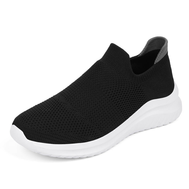 Unisex nan atmungsaktive Strick-Schlupfsneaker mit ergonomischem Memory-Fußbett Drune