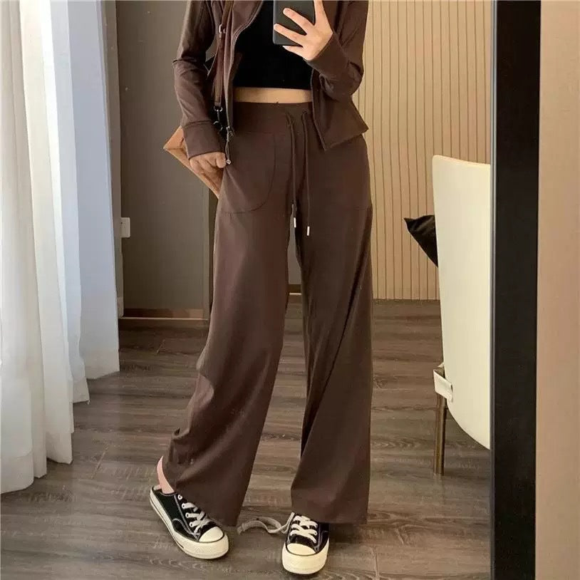 Damen elegante Weite Lounge-Hose Drune