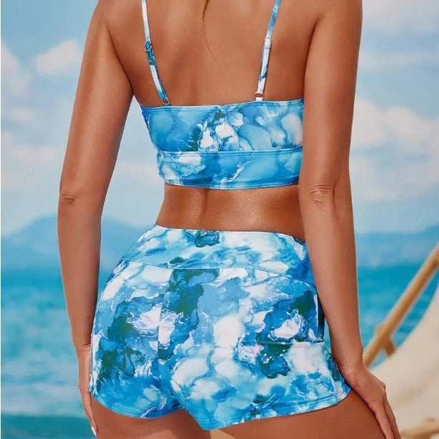 Damen Bikini-Set mit verstellbarem Oberteil und komfortabler Short Drune