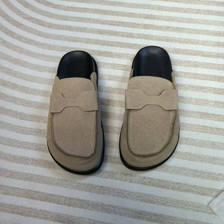 Damen Slipper mit weichem Wildleder und anatomischer Fußbettung Drune