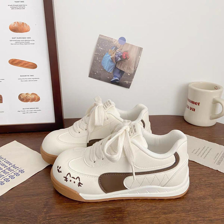 Damen Komfortable Freizeit-Sneaker mit verspielten Tiermotiven Drune