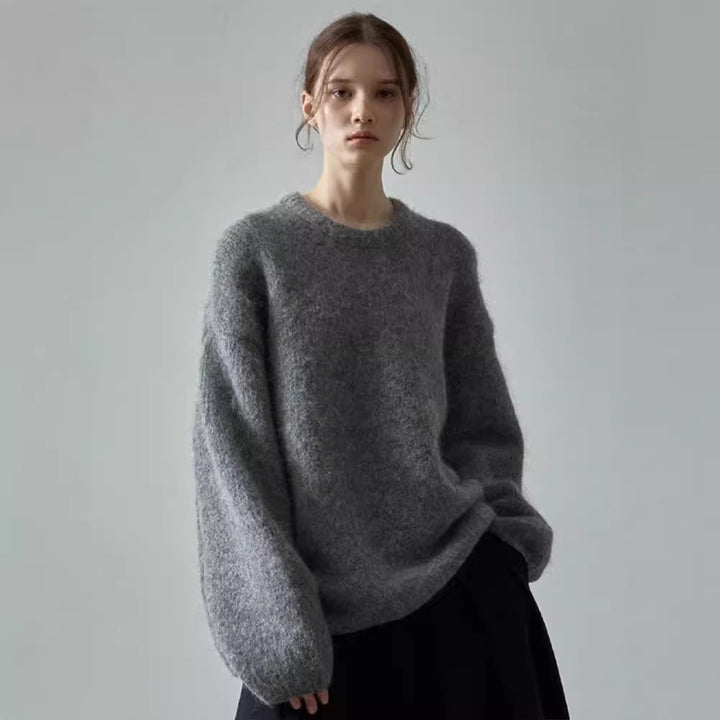 Damen Kuscheliger Oversize-Pullover mit weichem Material Drune