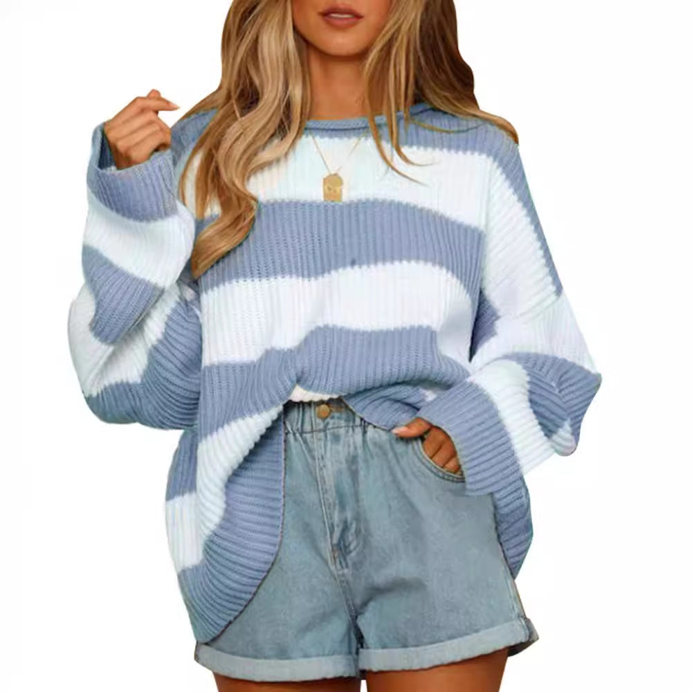 Damen Strickpullover mit oversized Schnitt Drune
