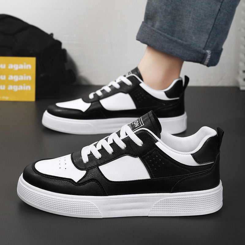 Damen Hochwertige Leder Sneakers Drune