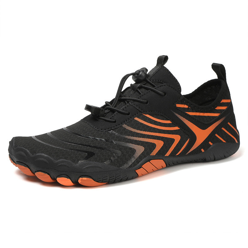 Damen Barfußschuhe mit rutschfester Sohle und elastischem Verschlusssystem Drune