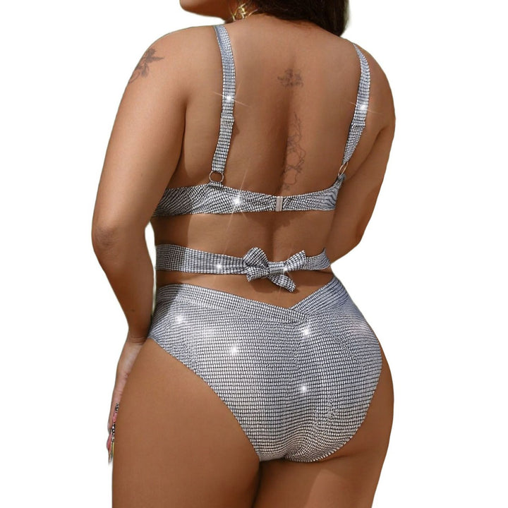 Damen Glitzerndes Bikini Set Drune