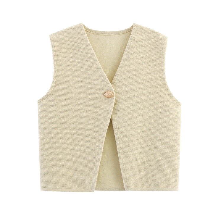 Damen elegante Strickweste Drune