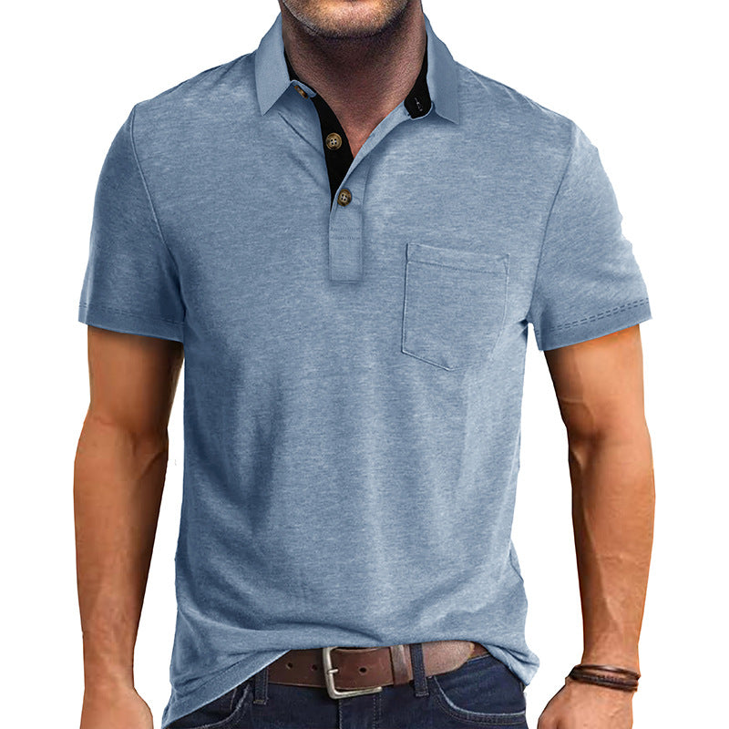 Herren Polo-Shirt mit modernen Designelementen Drune
