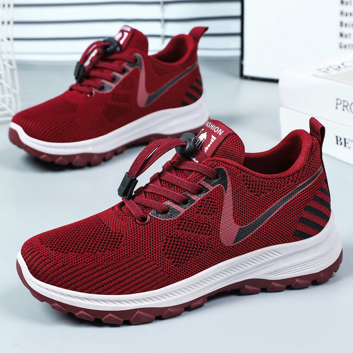 Damen Leichte Mesh-Laufschuhe mit flexibler Sohle Drune