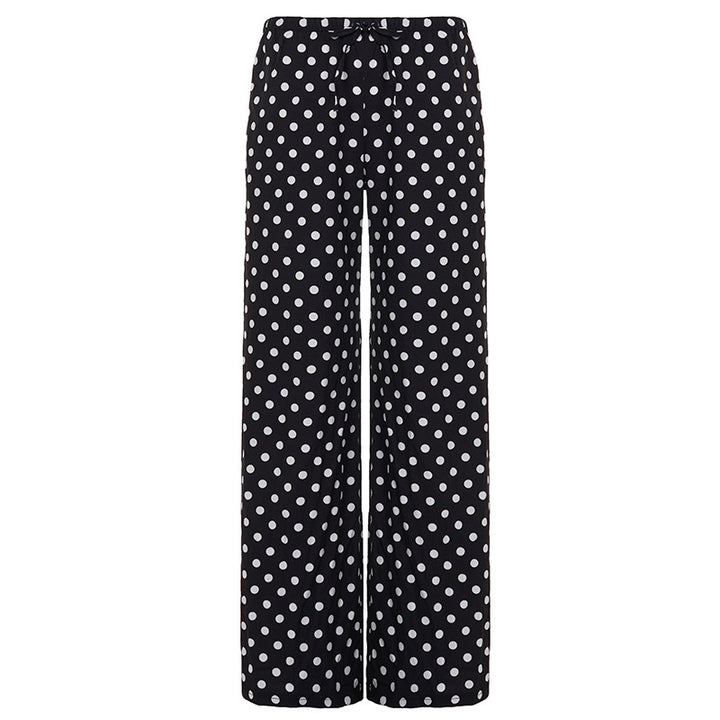 Damen Weite Hose im Polka-Punkte-Design Drune