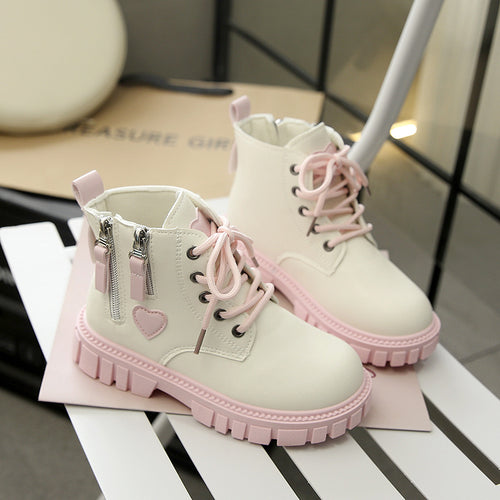 Damen Modische Boots mit praktischer Reißverschlussfunktion und rutschfester Sohle Drune