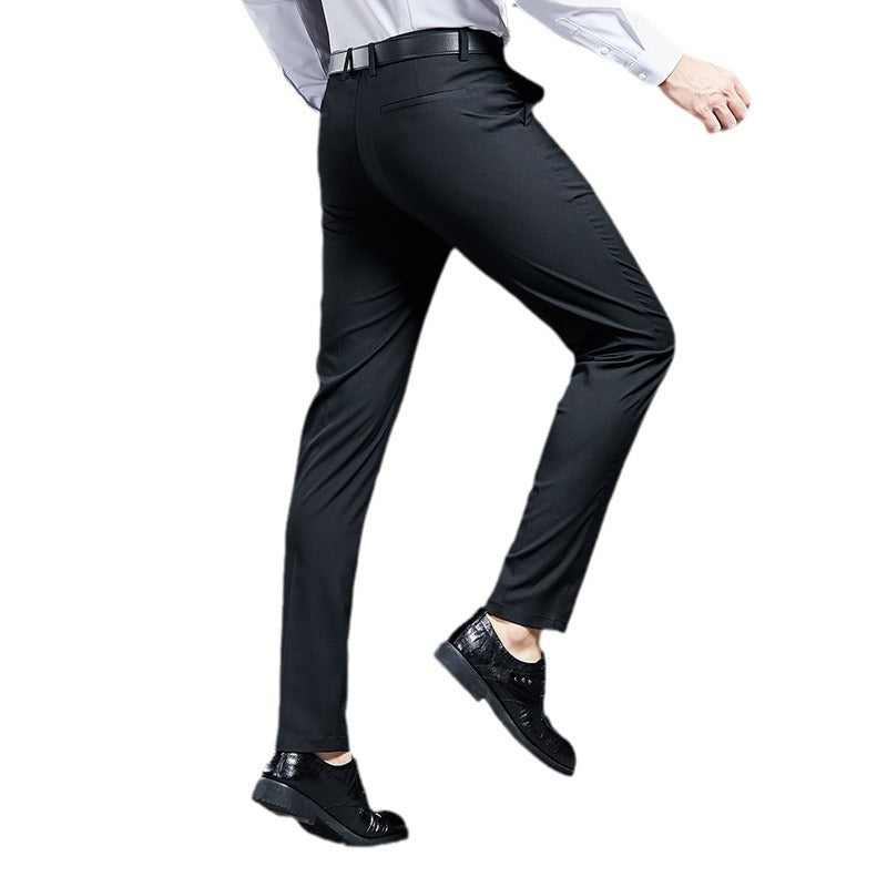 Herren elegante Anzughose aus hochwertigem Wollmix Drune