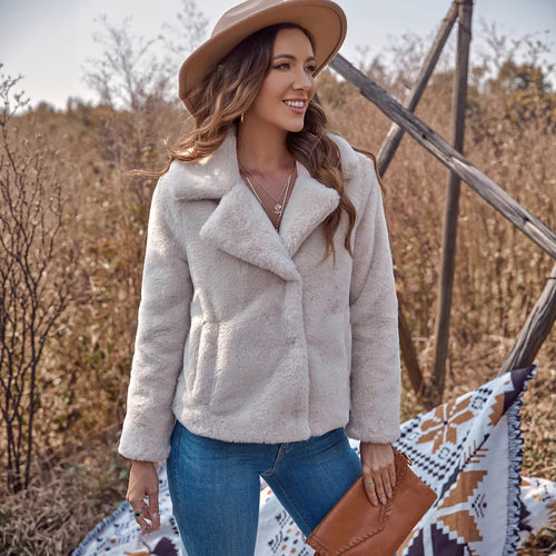 Damen Fleece Jacke im eleganten Look Drune