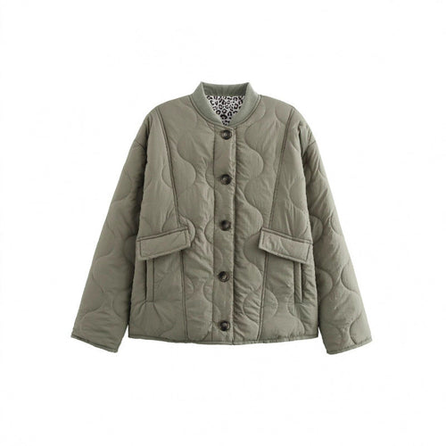 Drune | Damen Gequiltete Oversized Jacke Sportlicher Stil