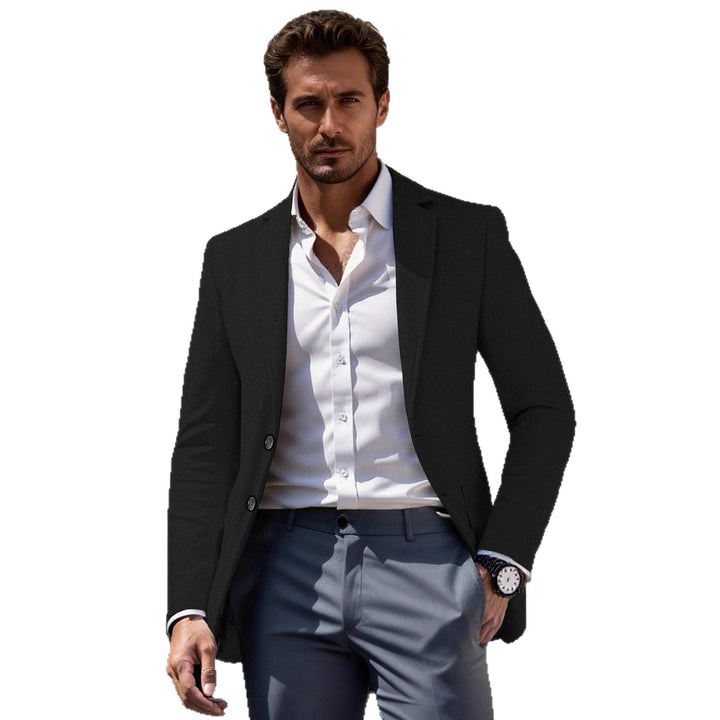 Herren eleganter Business-Anzugblazer mit schmaler Passform Drune