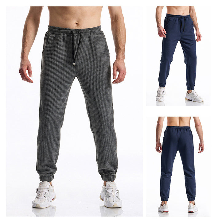 Herren bequeme Sporthose mit elastischem Bund und modernen Seitentaschen Drune