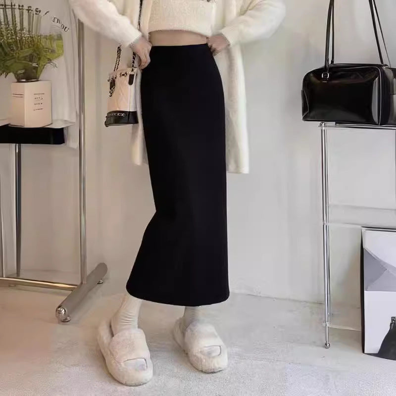 Damen Maxi-Rock aus weichem Material mit eleganter Passform Drune