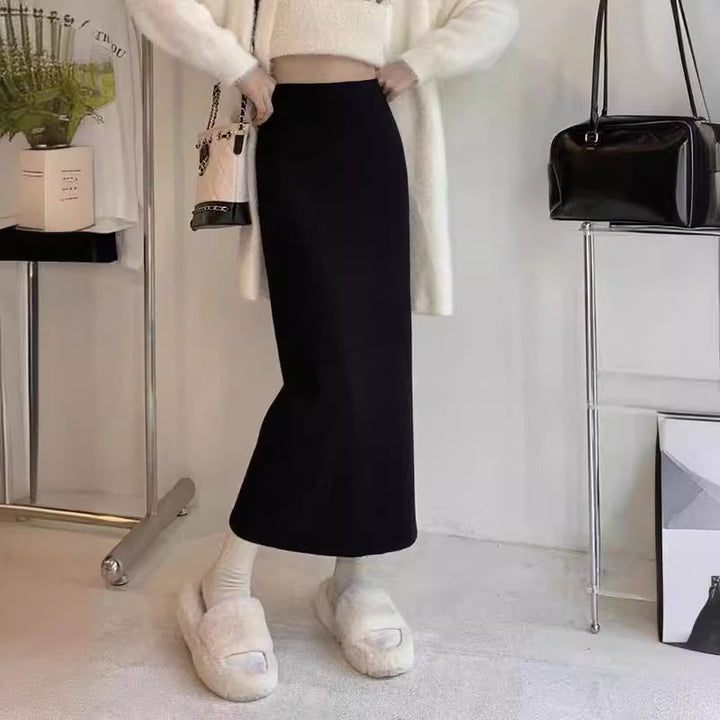 Damen Maxi-Rock aus weichem Material mit eleganter Passform Drune