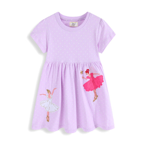 Mädchen Ballettkleid mit zauberhaftem Stickdesign Drune