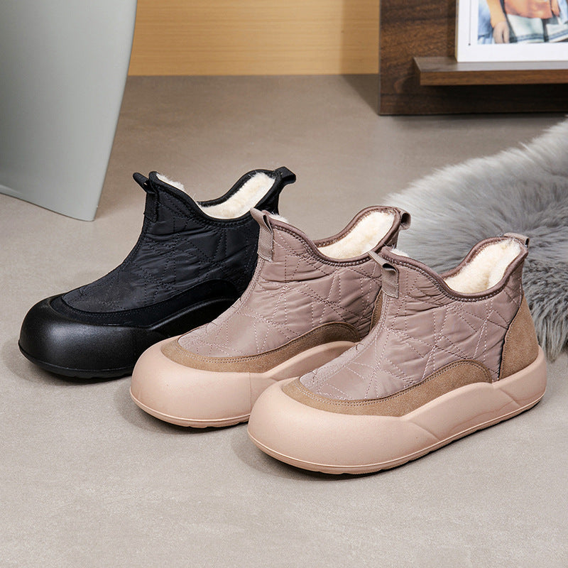 Damen Wasserdichte Isolierte Stiefeletten mit rutschfester Sohle Drune