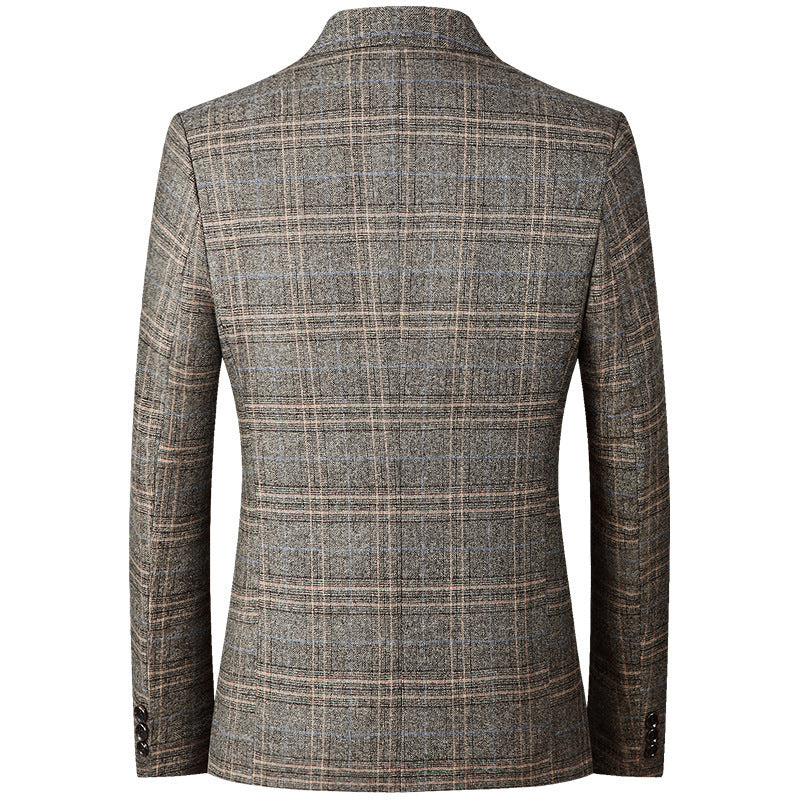 Damen elegante kariert Blazer Drune