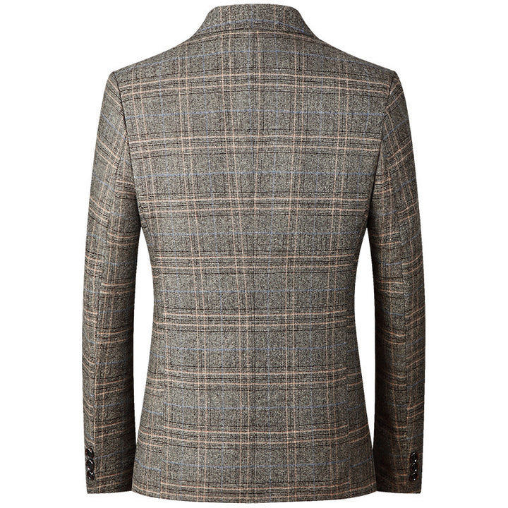 Damen elegante kariert Blazer Drune