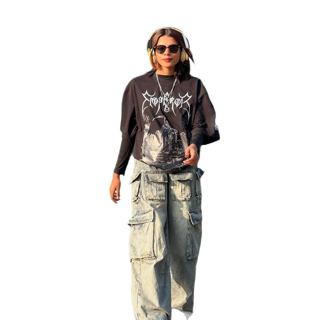 Damen Cargo-Hose im lässigen Utility-Stil Drune