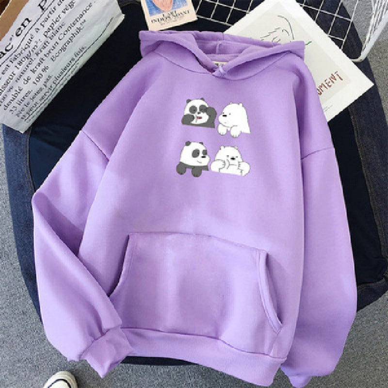 Damen Kuscheliger Kapuzenpullover Drune